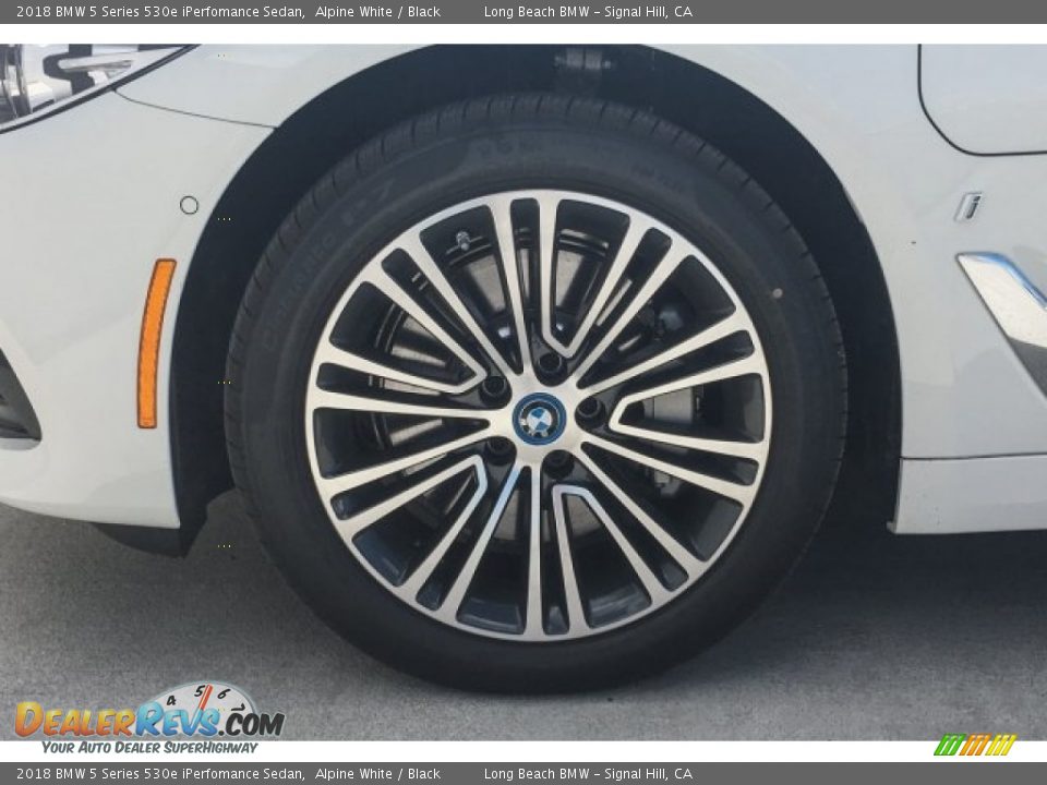 2018 BMW 5 Series 530e iPerfomance Sedan Alpine White / Black Photo #9