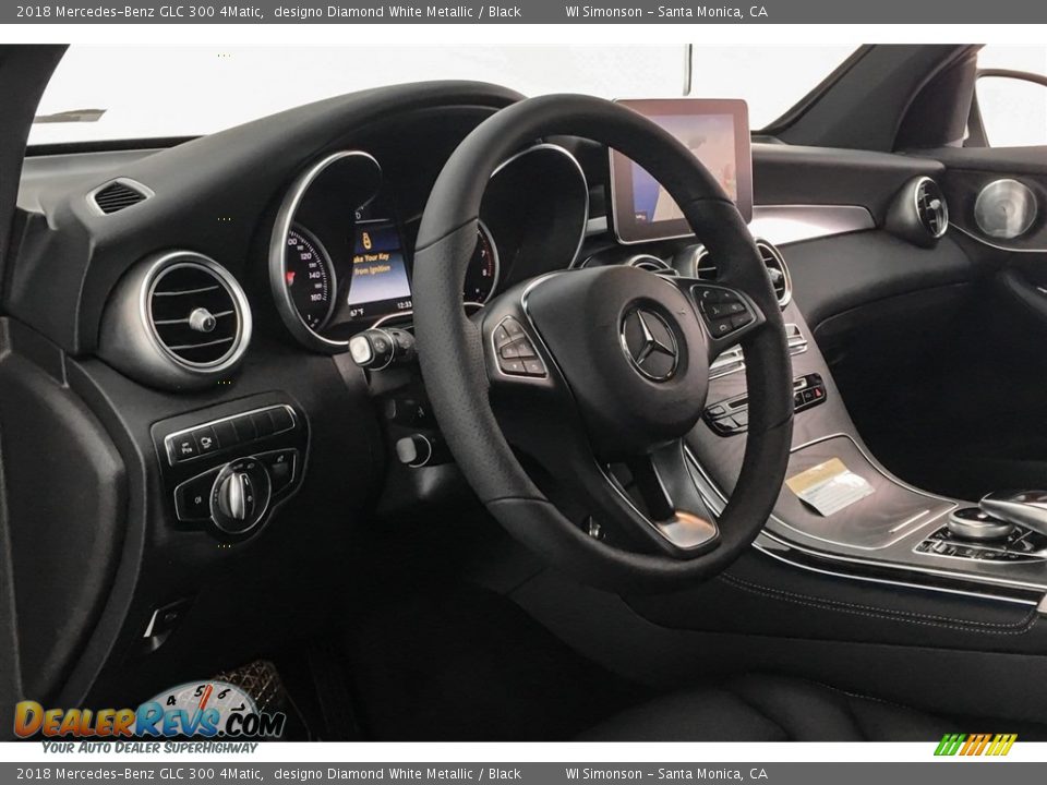 2018 Mercedes-Benz GLC 300 4Matic designo Diamond White Metallic / Black Photo #5