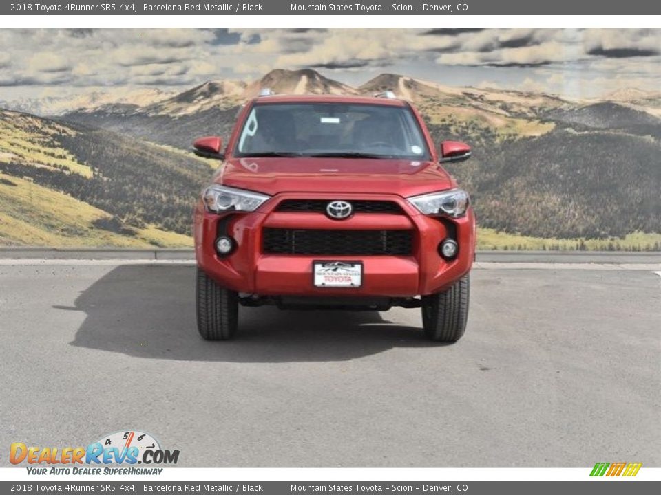 2018 Toyota 4Runner SR5 4x4 Barcelona Red Metallic / Black Photo #2