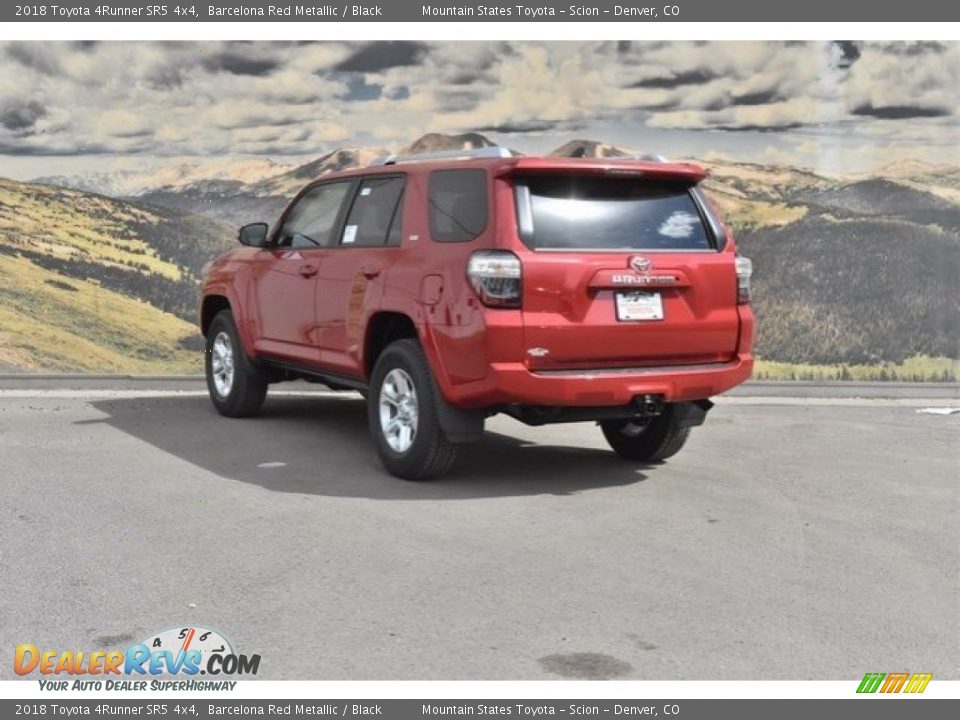 2018 Toyota 4Runner SR5 4x4 Barcelona Red Metallic / Black Photo #3