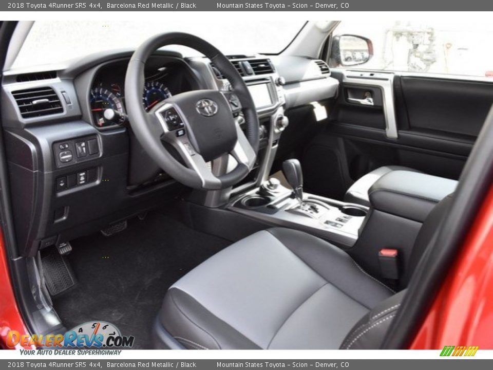 2018 Toyota 4Runner SR5 4x4 Barcelona Red Metallic / Black Photo #5