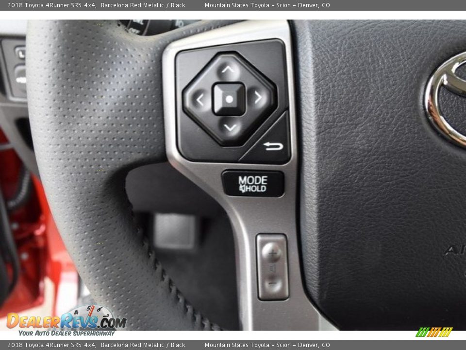 2018 Toyota 4Runner SR5 4x4 Barcelona Red Metallic / Black Photo #26