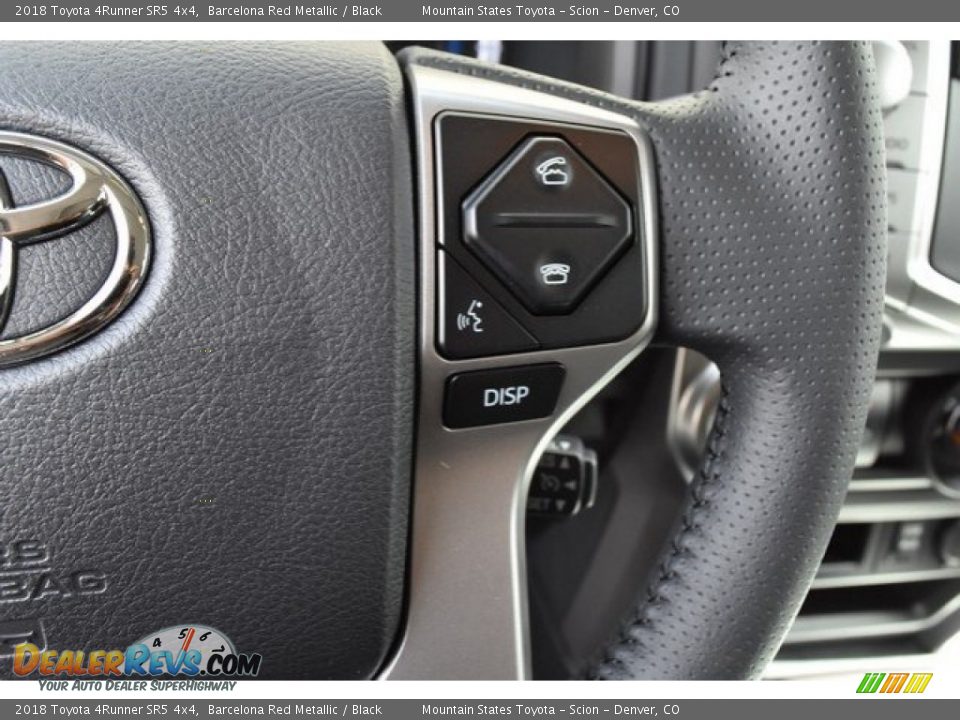 2018 Toyota 4Runner SR5 4x4 Barcelona Red Metallic / Black Photo #27