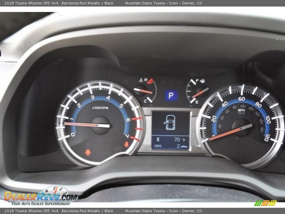 2018 Toyota 4Runner SR5 4x4 Barcelona Red Metallic / Black Photo #28