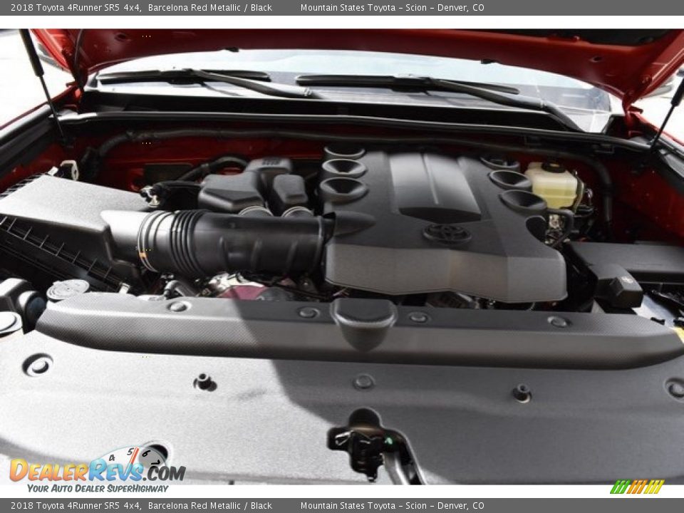2018 Toyota 4Runner SR5 4x4 Barcelona Red Metallic / Black Photo #31