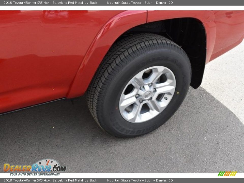 2018 Toyota 4Runner SR5 4x4 Barcelona Red Metallic / Black Photo #33