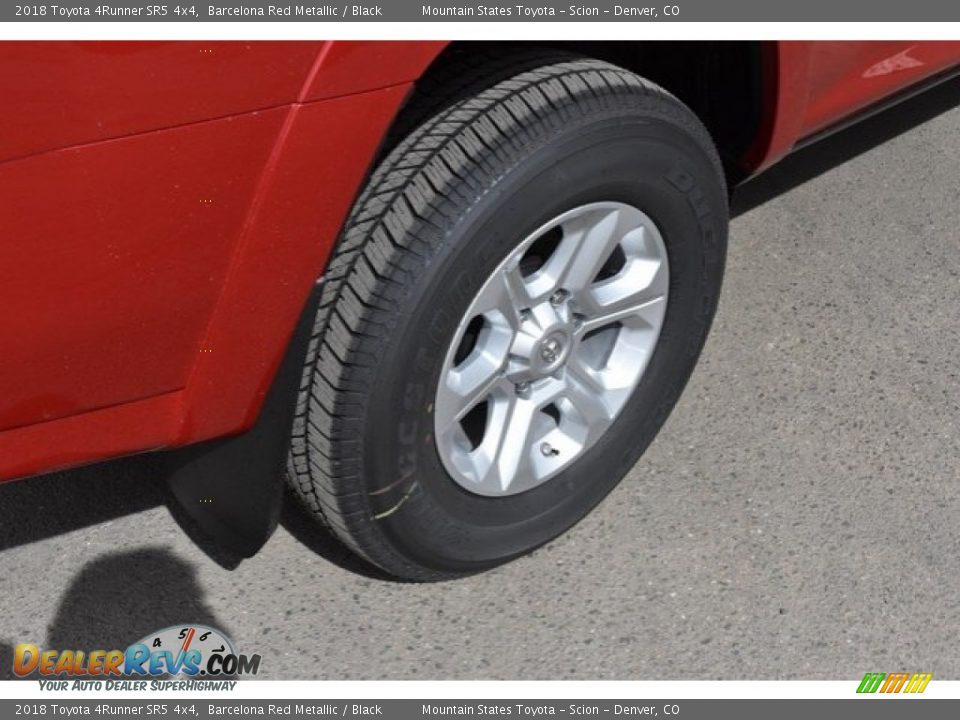 2018 Toyota 4Runner SR5 4x4 Barcelona Red Metallic / Black Photo #34