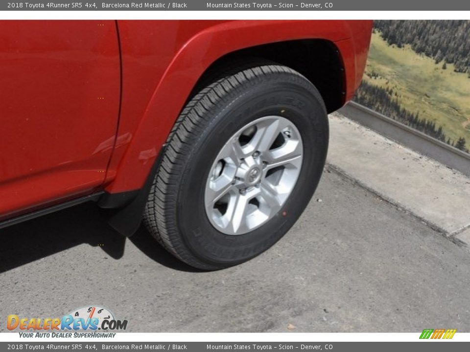 2018 Toyota 4Runner SR5 4x4 Barcelona Red Metallic / Black Photo #35