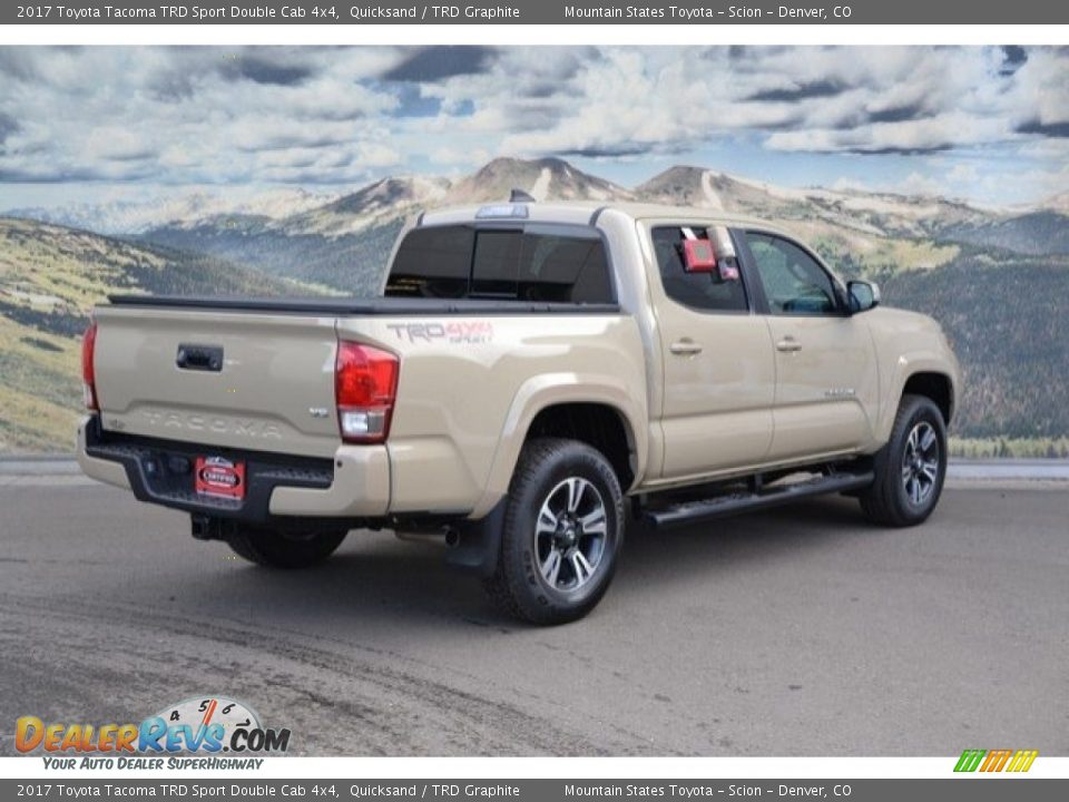 2017 Toyota Tacoma TRD Sport Double Cab 4x4 Quicksand / TRD Graphite Photo #3