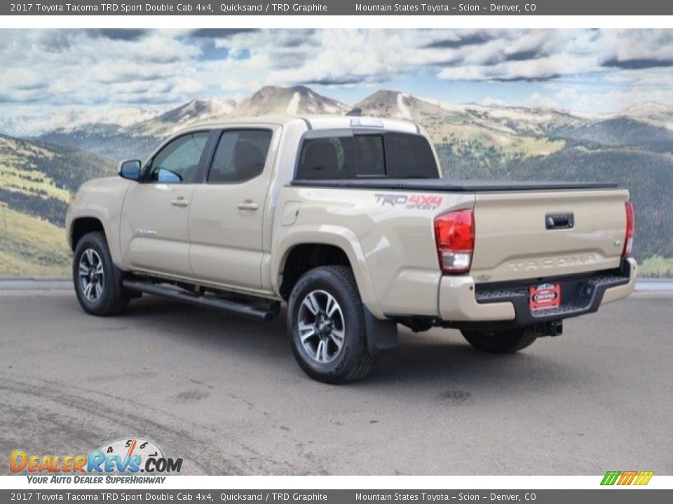2017 Toyota Tacoma TRD Sport Double Cab 4x4 Quicksand / TRD Graphite Photo #8