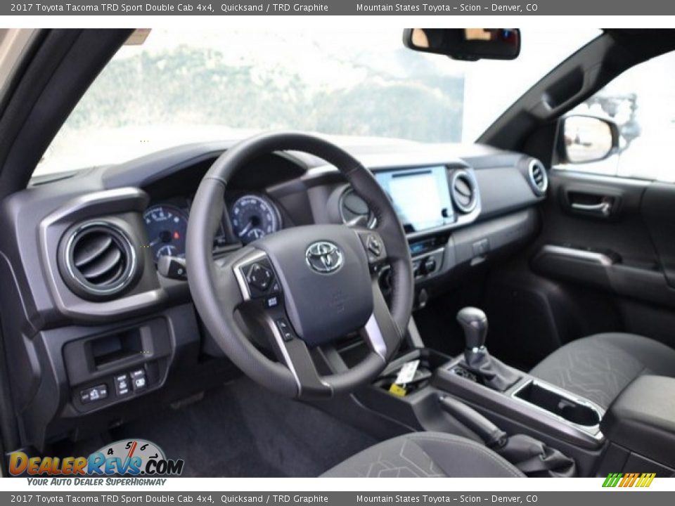 2017 Toyota Tacoma TRD Sport Double Cab 4x4 Quicksand / TRD Graphite Photo #10