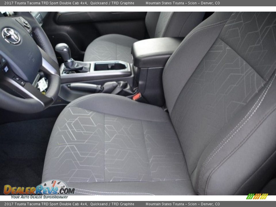 2017 Toyota Tacoma TRD Sport Double Cab 4x4 Quicksand / TRD Graphite Photo #11