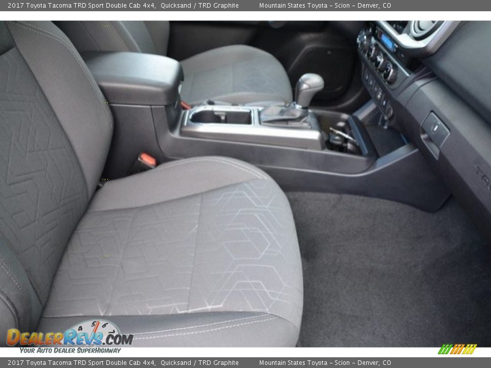 2017 Toyota Tacoma TRD Sport Double Cab 4x4 Quicksand / TRD Graphite Photo #18