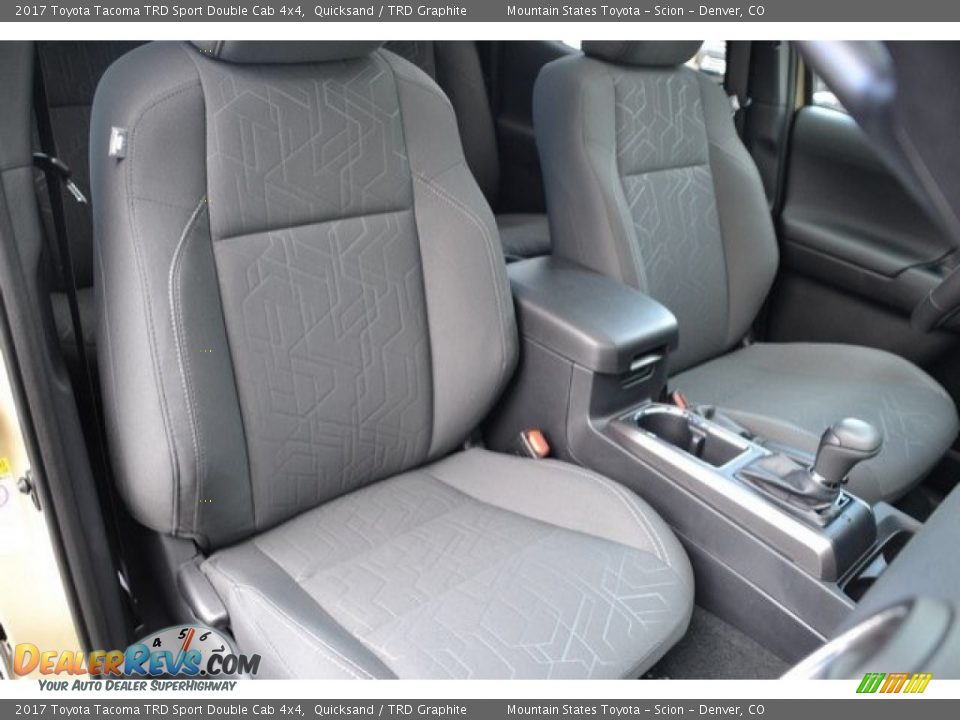 2017 Toyota Tacoma TRD Sport Double Cab 4x4 Quicksand / TRD Graphite Photo #19