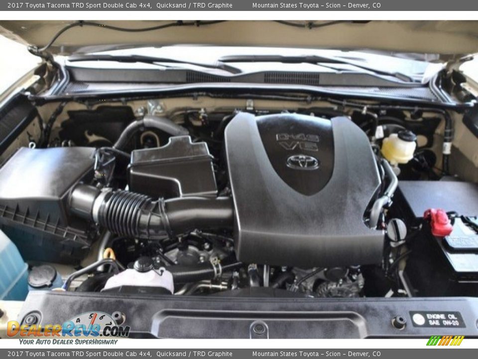 2017 Toyota Tacoma TRD Sport Double Cab 4x4 Quicksand / TRD Graphite Photo #28