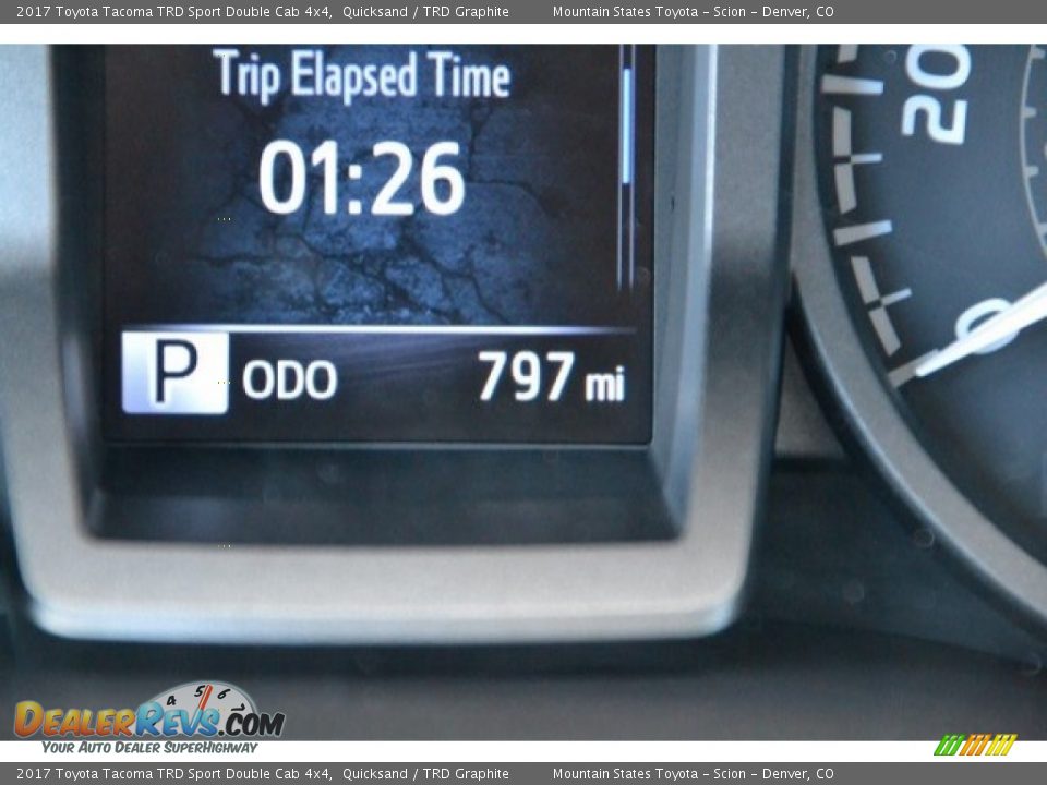 2017 Toyota Tacoma TRD Sport Double Cab 4x4 Quicksand / TRD Graphite Photo #30