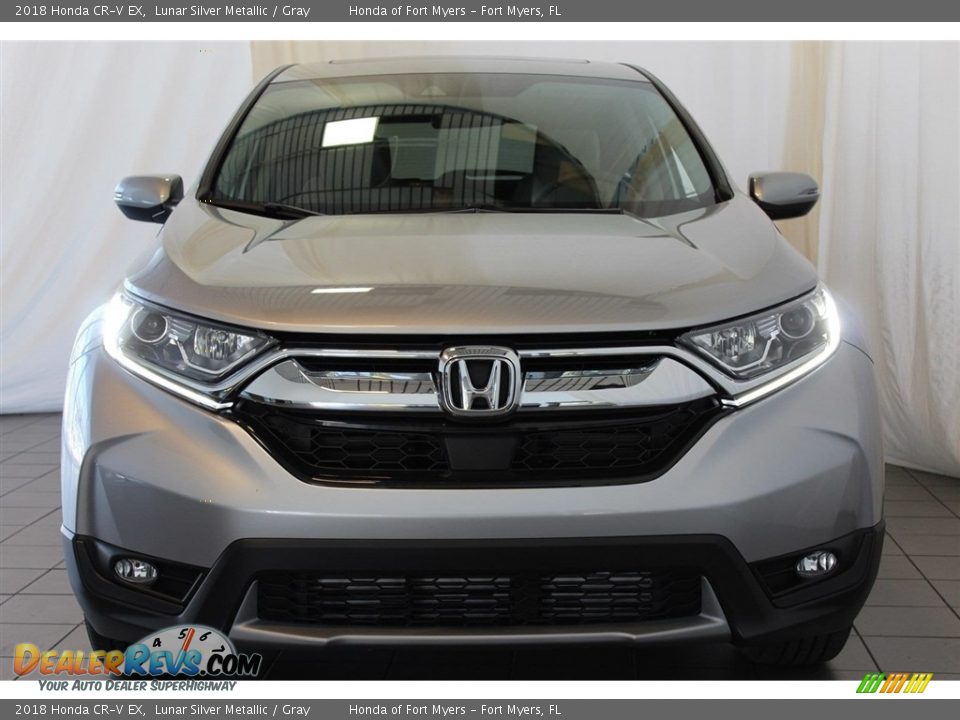 2018 Honda CR-V EX Lunar Silver Metallic / Gray Photo #4