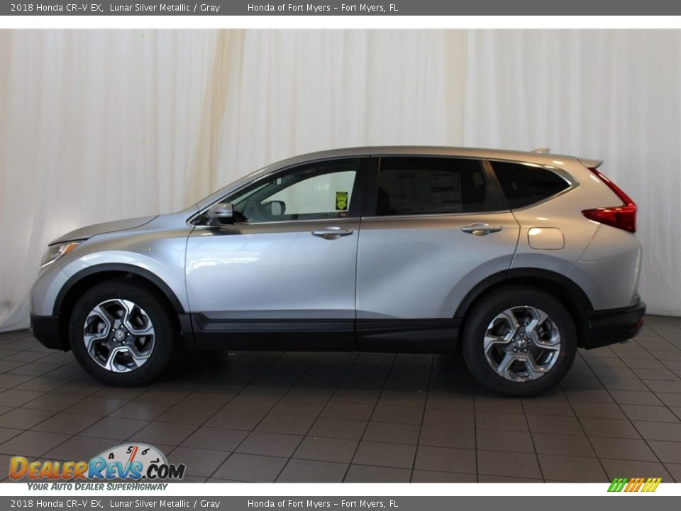 2018 Honda CR-V EX Lunar Silver Metallic / Gray Photo #5
