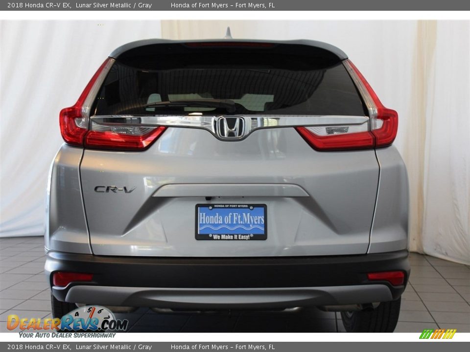 2018 Honda CR-V EX Lunar Silver Metallic / Gray Photo #6