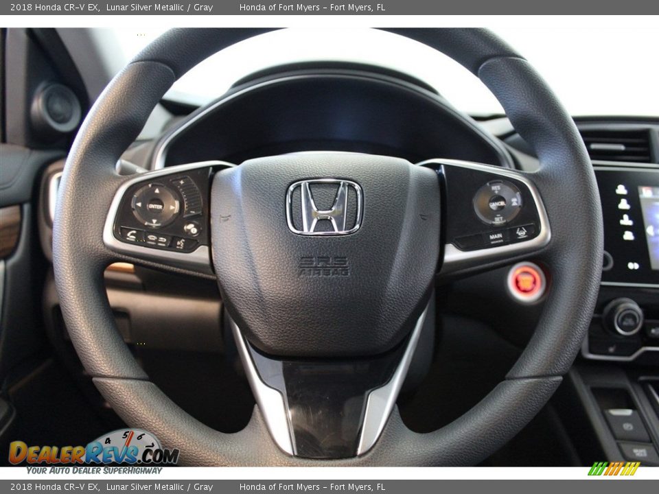 2018 Honda CR-V EX Lunar Silver Metallic / Gray Photo #12