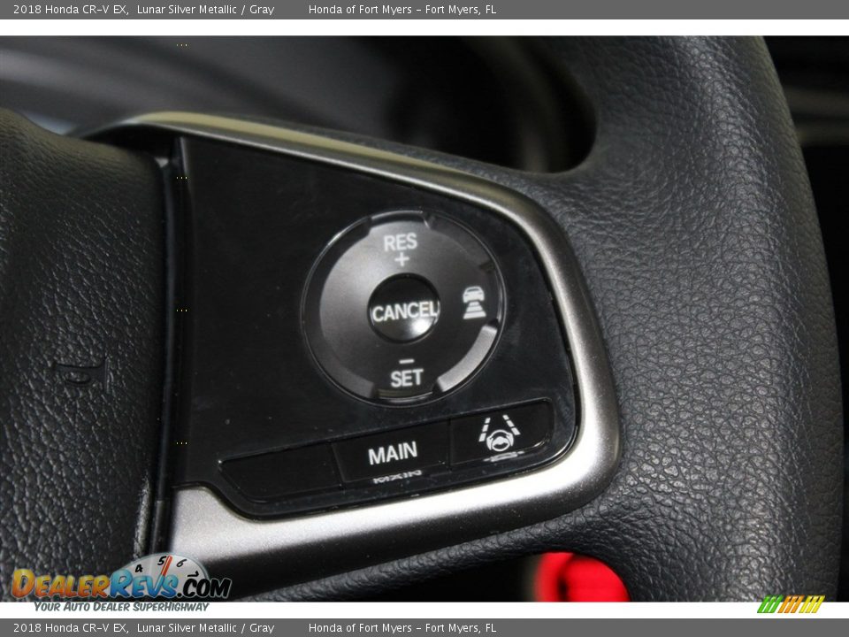 2018 Honda CR-V EX Lunar Silver Metallic / Gray Photo #14