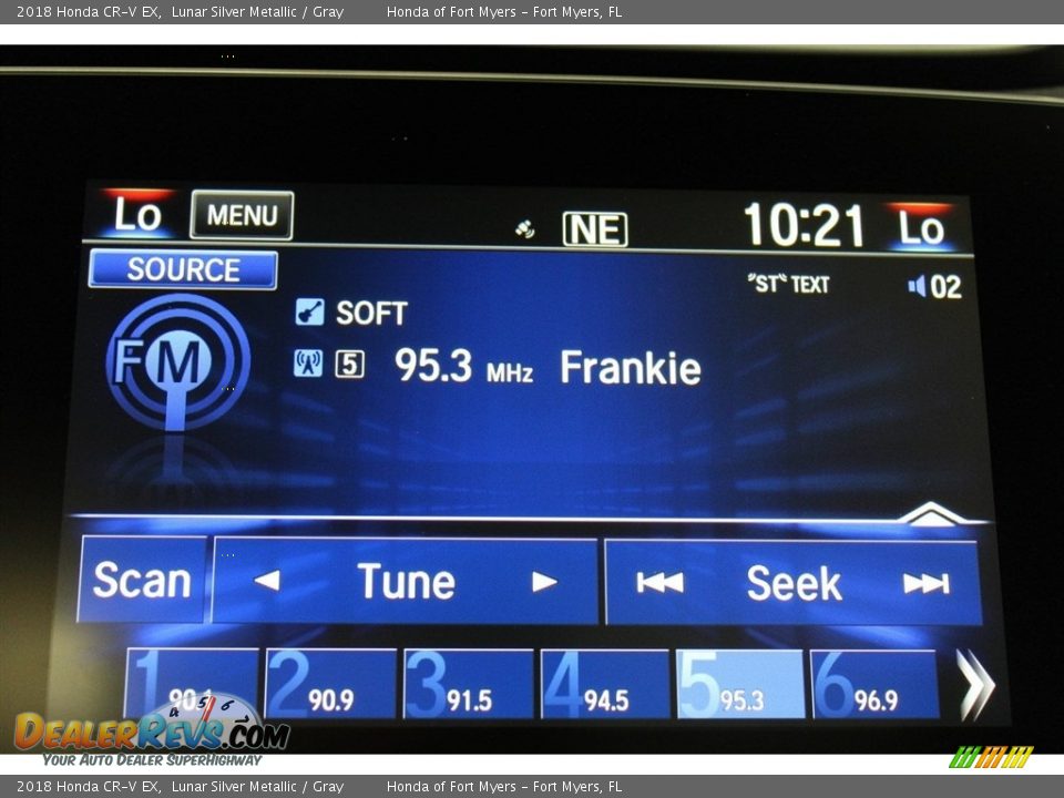 2018 Honda CR-V EX Lunar Silver Metallic / Gray Photo #17