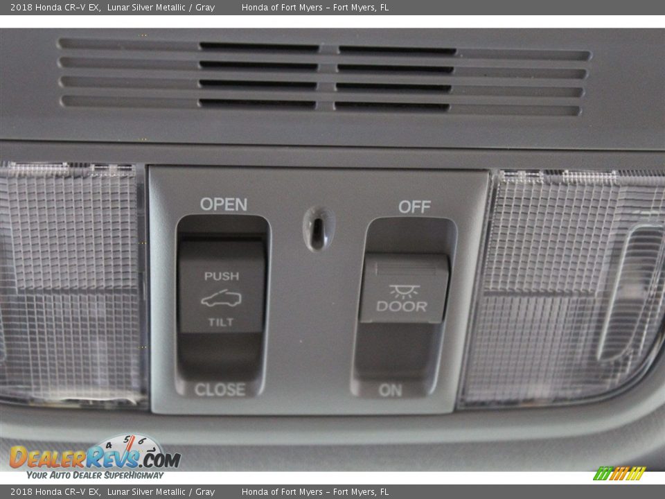 2018 Honda CR-V EX Lunar Silver Metallic / Gray Photo #24