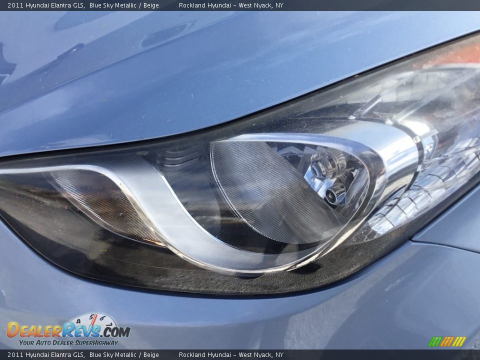 2011 Hyundai Elantra GLS Blue Sky Metallic / Beige Photo #31