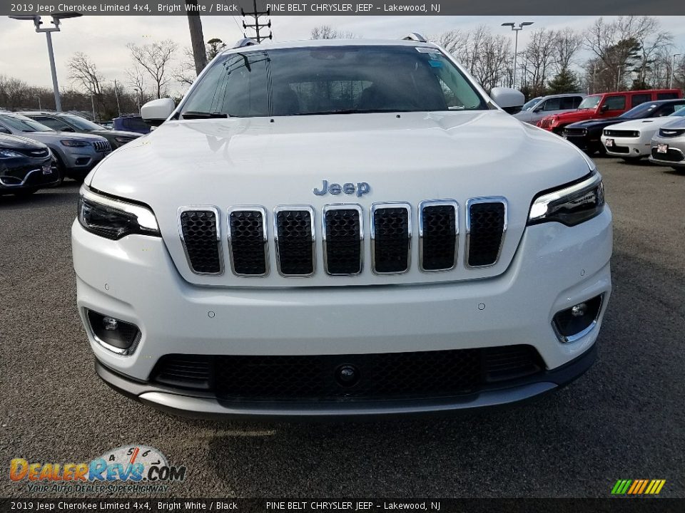2019 Jeep Cherokee Limited 4x4 Bright White / Black Photo #2