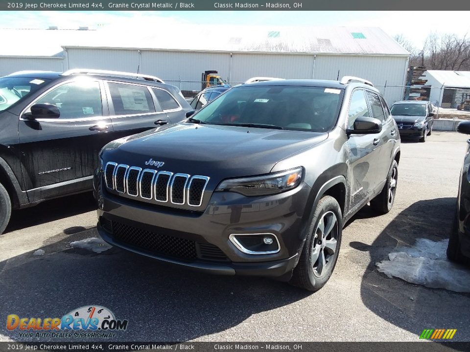 2019 Jeep Cherokee Limited 4x4 Granite Crystal Metallic / Black Photo #1