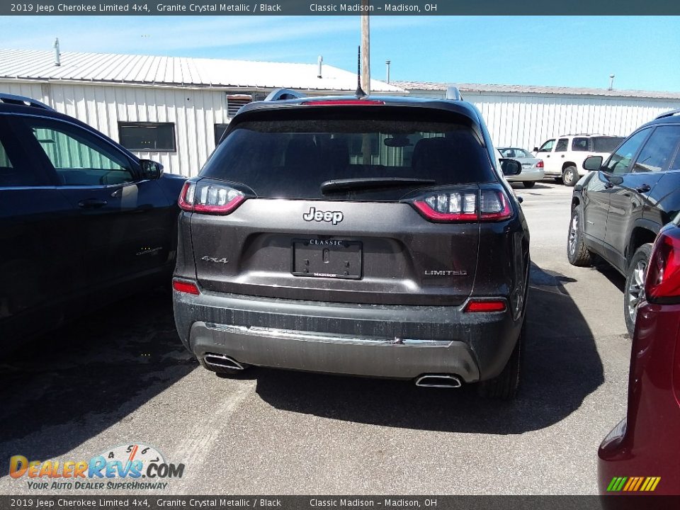 2019 Jeep Cherokee Limited 4x4 Granite Crystal Metallic / Black Photo #3