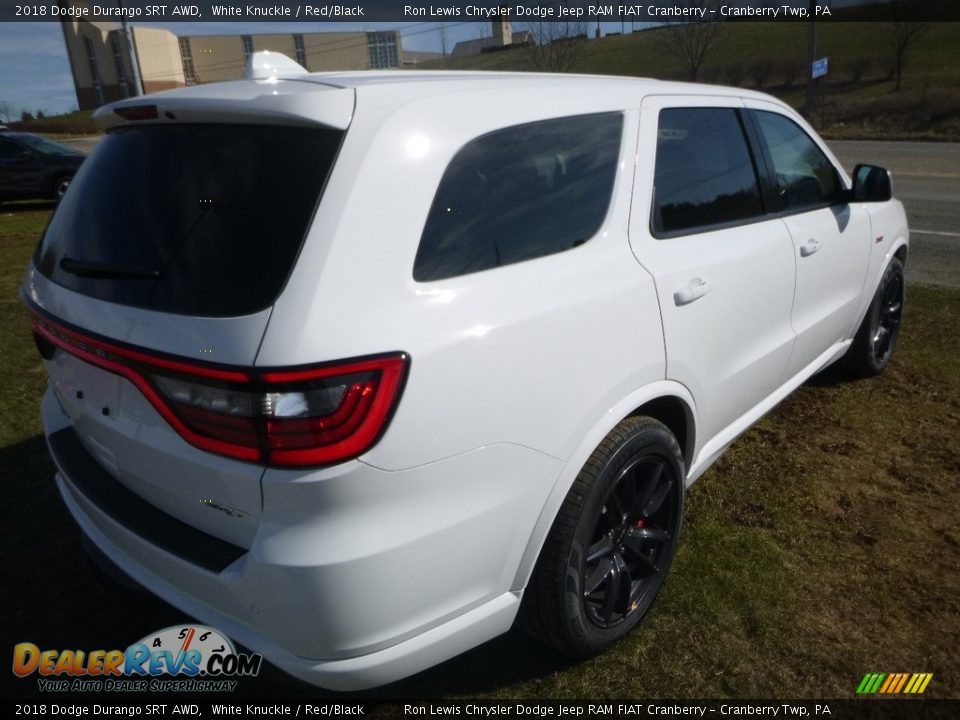 2018 Dodge Durango SRT AWD White Knuckle / Red/Black Photo #5