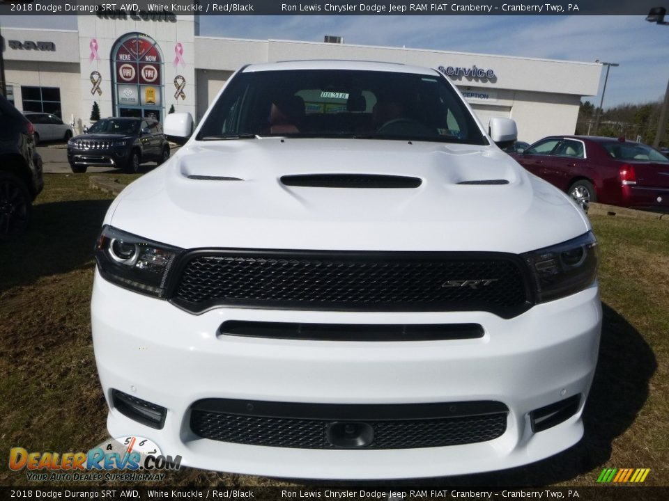 2018 Dodge Durango SRT AWD White Knuckle / Red/Black Photo #7