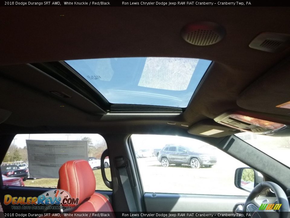 2018 Dodge Durango SRT AWD White Knuckle / Red/Black Photo #11
