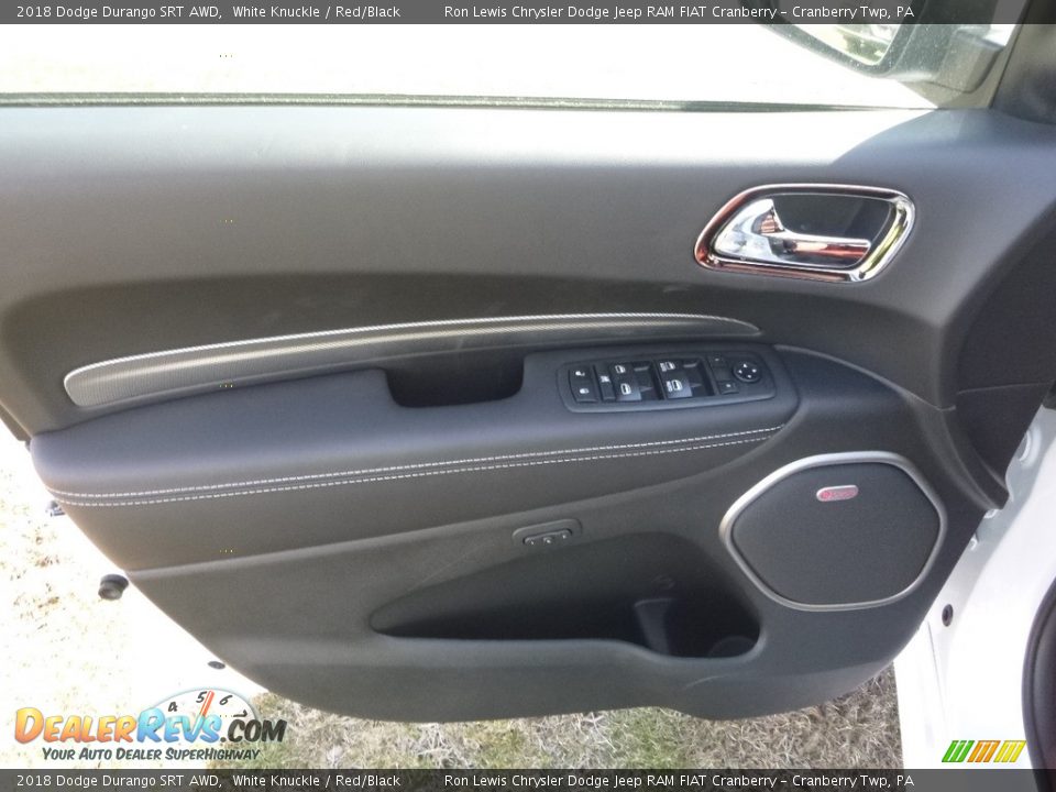2018 Dodge Durango SRT AWD White Knuckle / Red/Black Photo #13