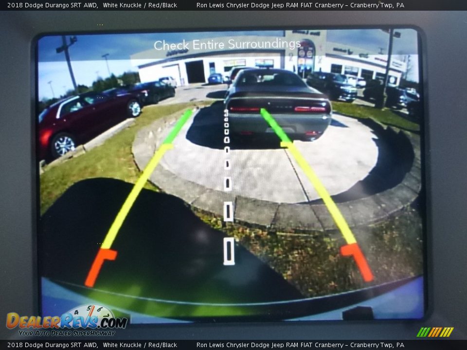 2018 Dodge Durango SRT AWD White Knuckle / Red/Black Photo #18