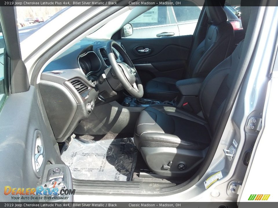 2019 Jeep Cherokee Latitude Plus 4x4 Billet Silver Metallic / Black Photo #3