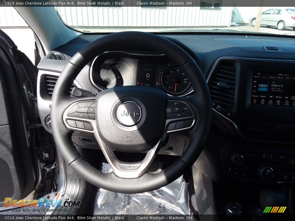 2019 Jeep Cherokee Latitude Plus 4x4 Billet Silver Metallic / Black Photo #5