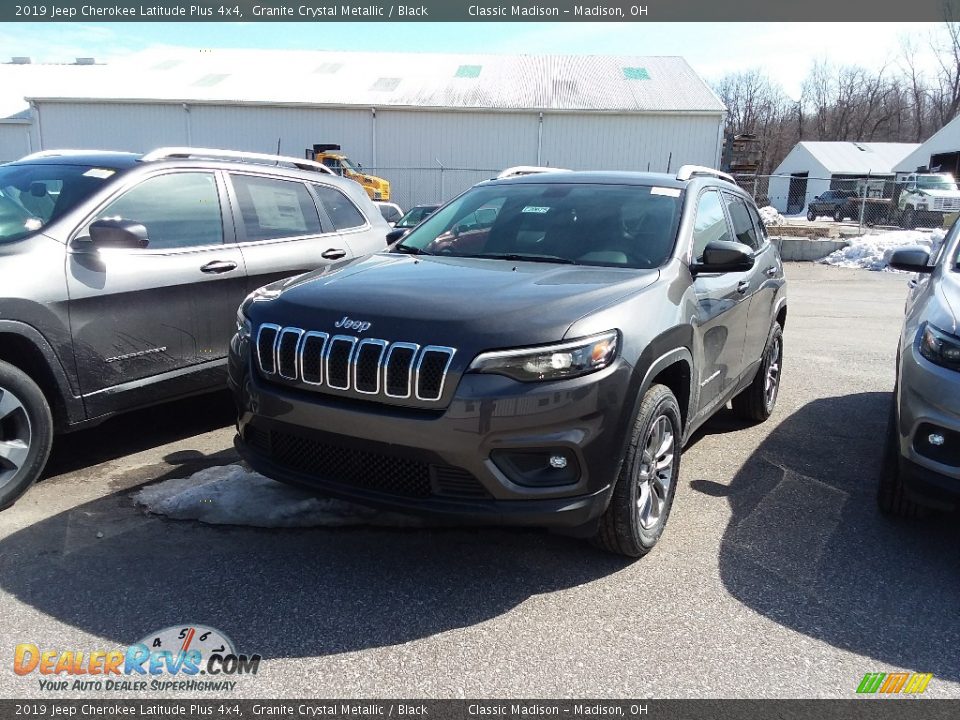 2019 Jeep Cherokee Latitude Plus 4x4 Granite Crystal Metallic / Black Photo #1