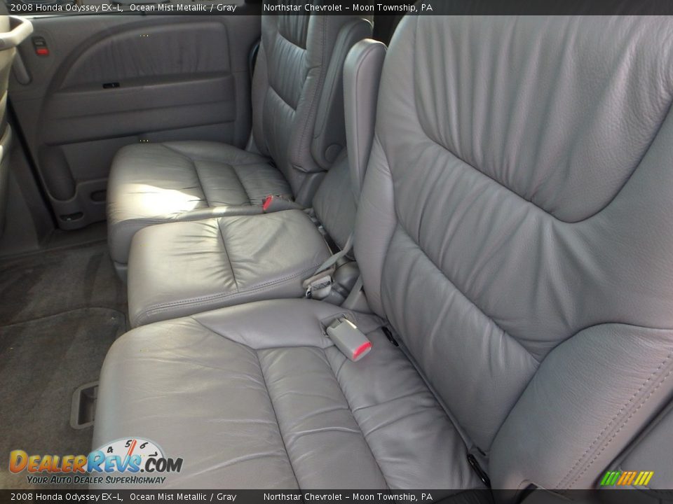 2008 Honda Odyssey EX-L Ocean Mist Metallic / Gray Photo #9