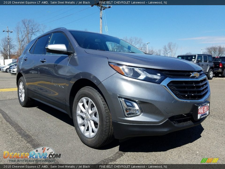2018 Chevrolet Equinox LT AWD Satin Steel Metallic / Jet Black Photo #1