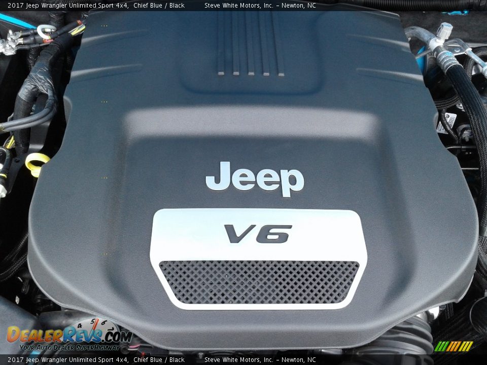 2017 Jeep Wrangler Unlimited Sport 4x4 Chief Blue / Black Photo #27