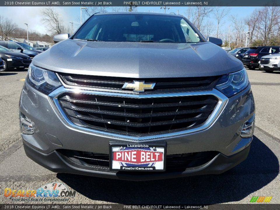 2018 Chevrolet Equinox LT AWD Satin Steel Metallic / Jet Black Photo #2