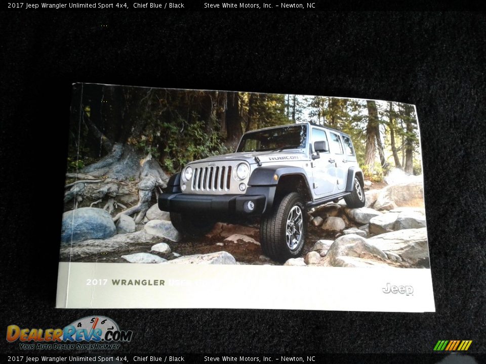 2017 Jeep Wrangler Unlimited Sport 4x4 Chief Blue / Black Photo #28