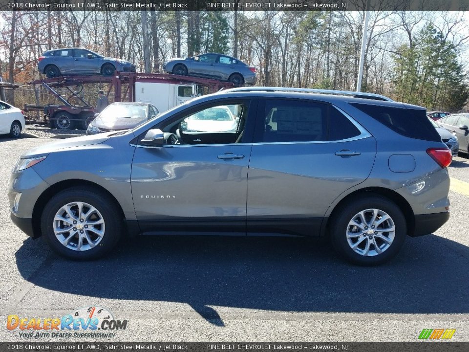 2018 Chevrolet Equinox LT AWD Satin Steel Metallic / Jet Black Photo #3
