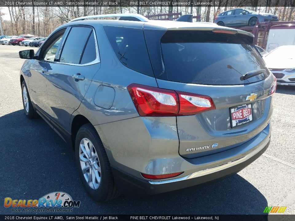 2018 Chevrolet Equinox LT AWD Satin Steel Metallic / Jet Black Photo #4