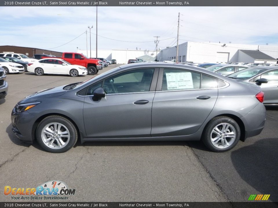 2018 Chevrolet Cruze LT Satin Steel Gray Metallic / Jet Black Photo #2