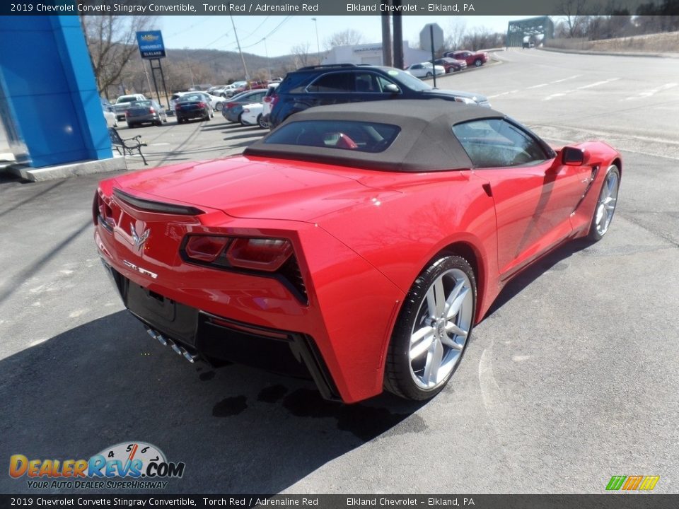 2019 Chevrolet Corvette Stingray Convertible Torch Red / Adrenaline Red Photo #12