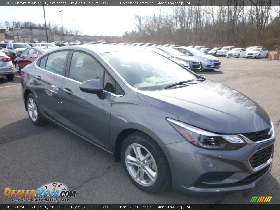 2018 Chevrolet Cruze LT Satin Steel Gray Metallic / Jet Black Photo #7