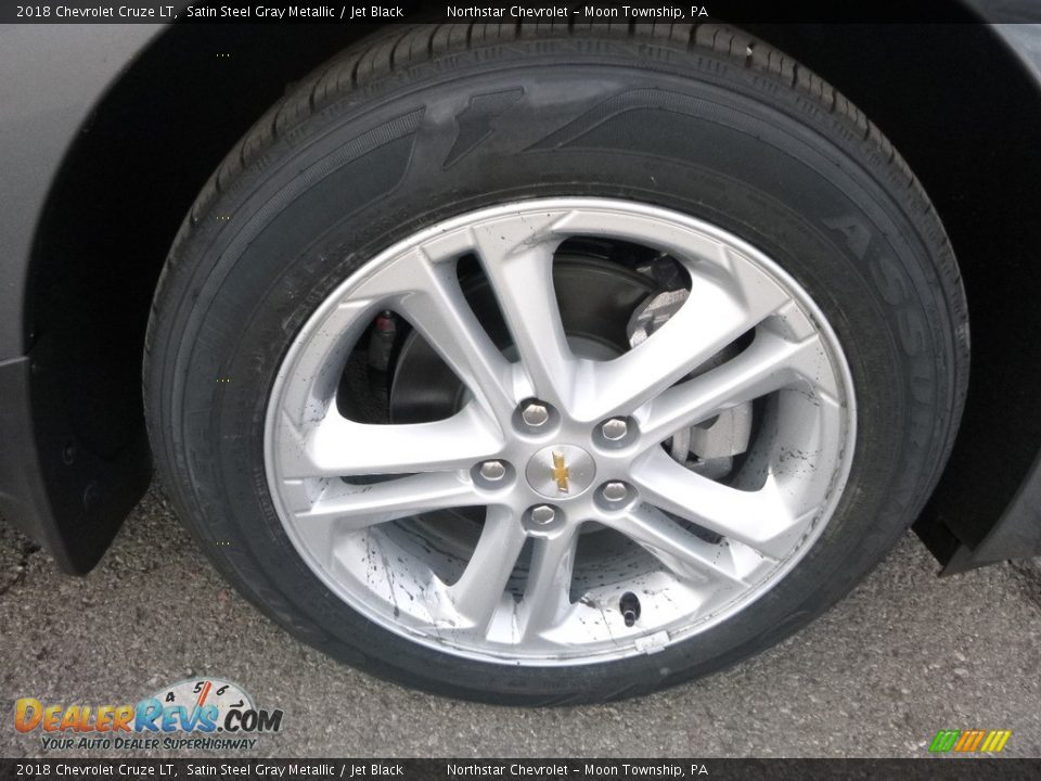 2018 Chevrolet Cruze LT Satin Steel Gray Metallic / Jet Black Photo #9
